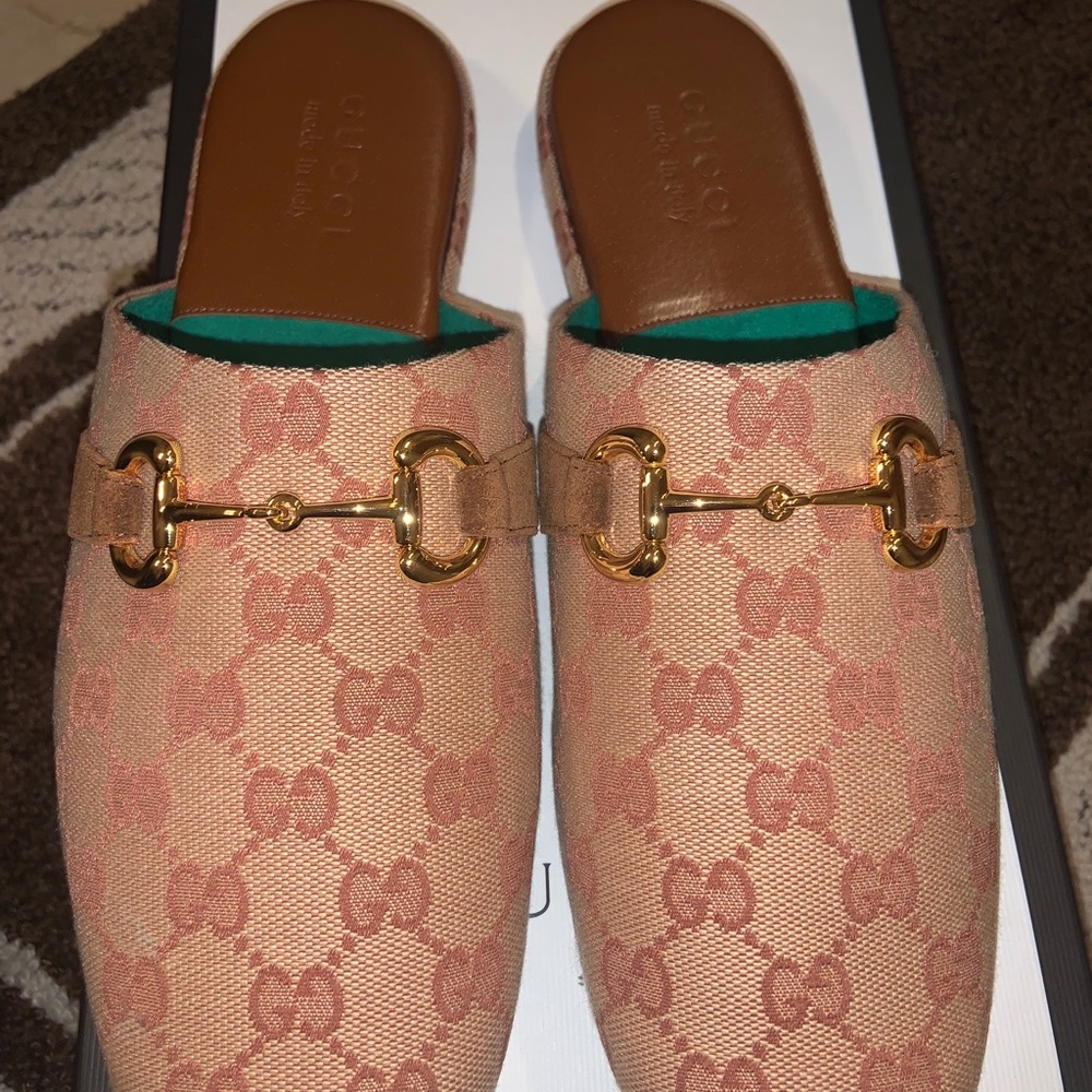 Men’s Gucci GG Horsebit Slippers